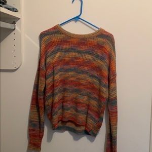 urban outfitter colorful sweater size medium